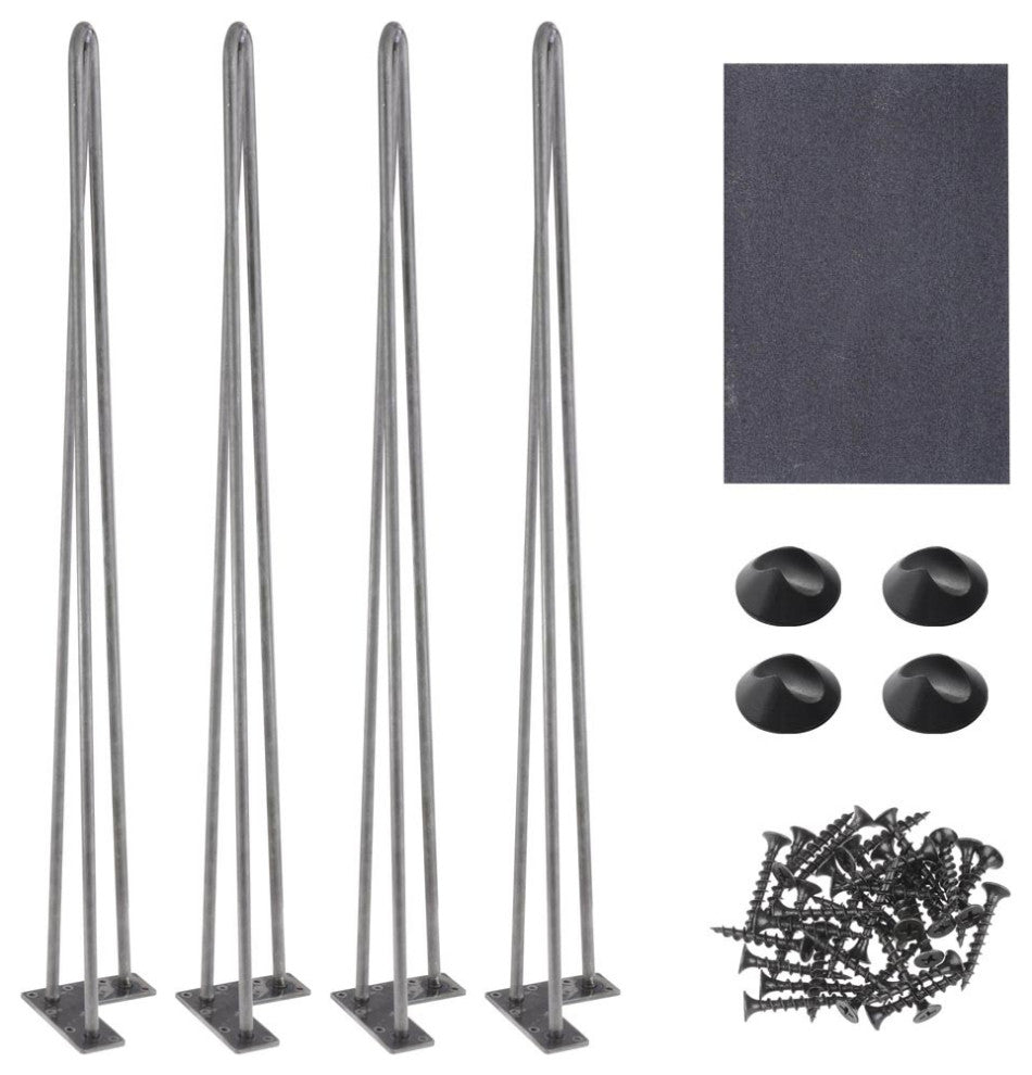 Yescom 34" Hairpin Legs Steel Rod Heavy Duty Furniture Leg Coffee Table Home