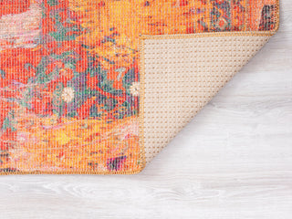 VER04 Vera Red Power Loomed Indoor Area Rug, Red, 2'6" X 9'