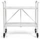 Cosco SMARTFOLD Folding Serving Bar Cart in White