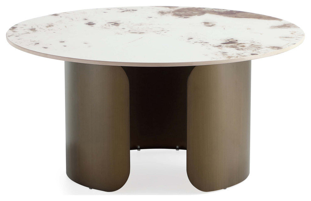Manhattan Comfort 2-Piece Monica Coffee and End Table