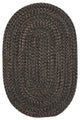 Colonial Mills Hayward HY29 Charcoal Traditional Area Rug, Round 8'x8'