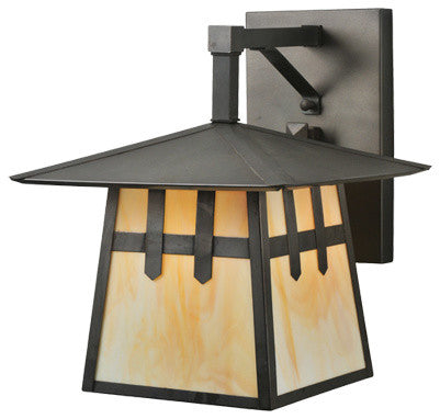 12W Stillwater Double Cross Mission Straight Arm Wall Sconce