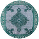 Ahgly Company Indoor Round Mid-Century Modern Area Rugs, 8' Round