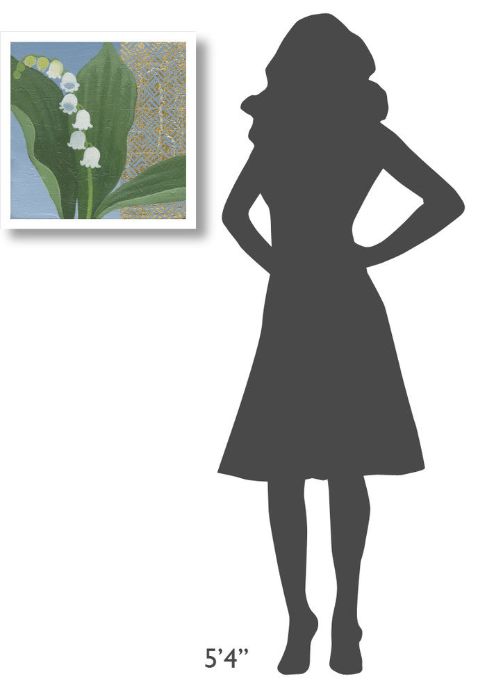 "Lilies of the Valley II" Digital Paper Print by Kathrine Lovell, 20"x20"