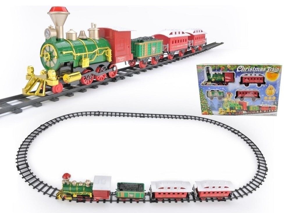 14-Battery Operated Animated Christmas Train Set With Sound