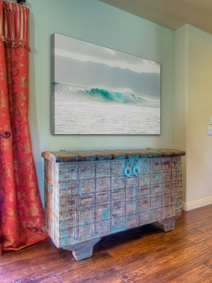 "Ice Bath" Painting Print on Wrapped Canvas