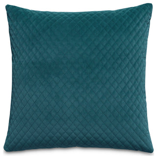 Gemma 21" Velvet Throw Pillow, Set of 2, Juniper