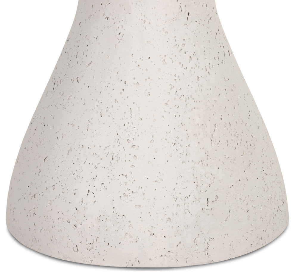 Koda Outdoor End Table-Textured Grey