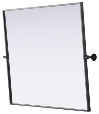 Home Living 30x36 Pivot Mirror, Black