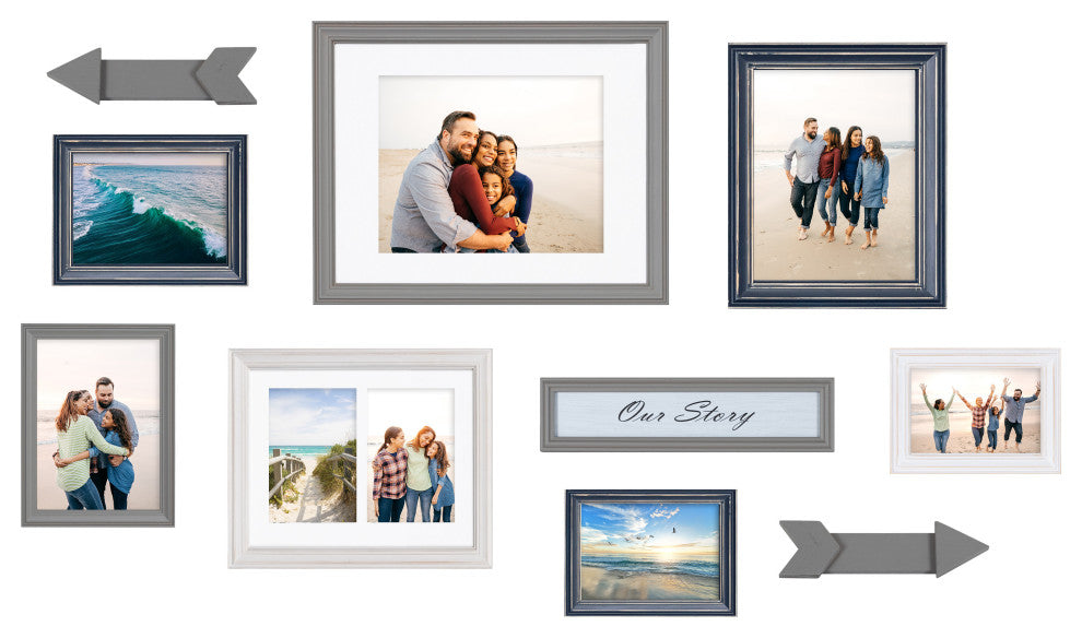 Bordeaux Expression Wall Picture Frame Set, Multi
