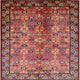 Ahgly Company Indoor Square Mid-Century Modern Area Rugs, 5' Square