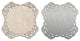 Double-Sided Reversible Floral Coasters Set of 4