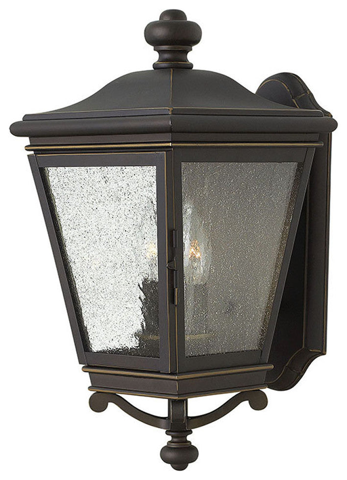 Hinkley Lincoln Medium Wall Mount Lantern, Oil Rubbed Bronze