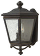 Hinkley Lincoln Medium Wall Mount Lantern, Oil Rubbed Bronze