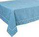 Polka Dot Embroidered Easy Care Tablecloth 60"x84", Chambray