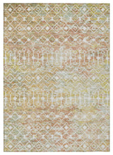 Machine Washable Indoor/Outdoor Chantille ACN1638 Peach 2'6" x 3'10" Rug