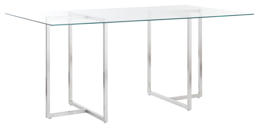 Legend Rectangular Dining Table, Brushed, 36x66