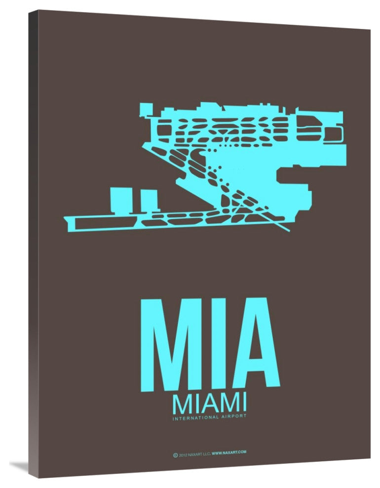 "MIA Miamy Poster 2" Fine Art Print