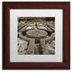 Alan Blaustein 'Tuscan Giardini I' Art, Wood Frame, White Mat, 11x11