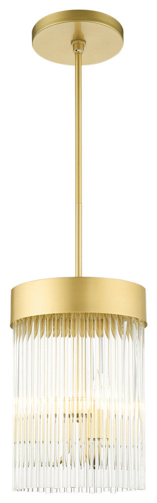 Livex Lighting Norwich 3 Light Soft Gold Chandelier