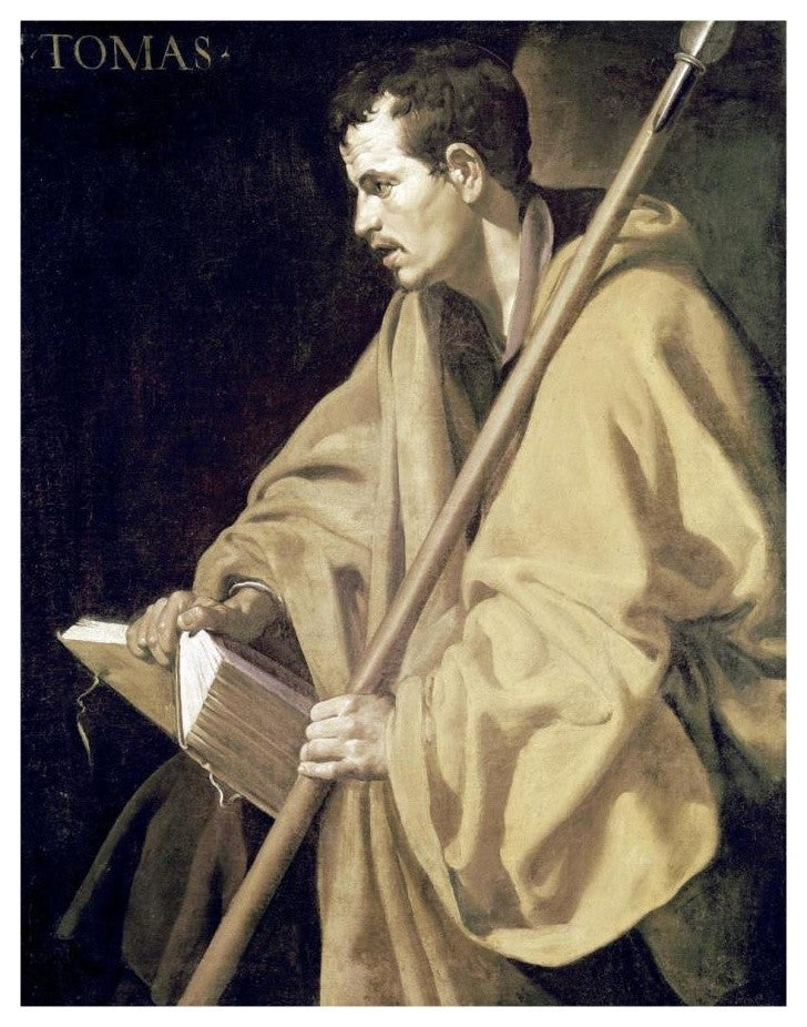 "Saint Thomas" Digital Paper Print by Diego Velazquez, 14"x18"
