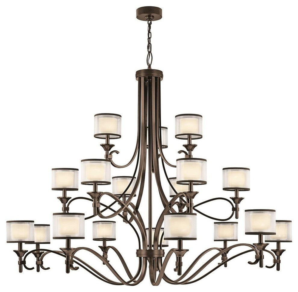 Chandelier 18-Light, Mission Bronze