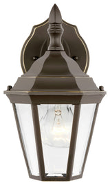 Bakersville 1-Light Outdoor Wall Lantern, Antique Bronze