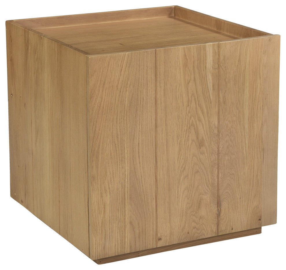 Plank Natural Solid Oak Nightstand