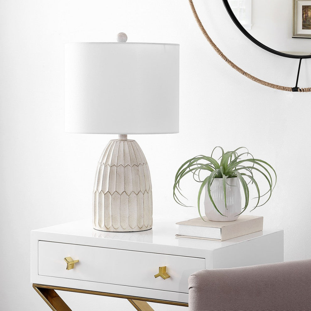 Safavieh Ronken Table Lamp Antique White