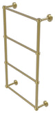 Dottingham 4 Tier 24" Ladder Towel Bar with Groovy Detail, Satin Brass