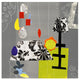 "Interior Composition with Open Window" Paper Print by Joan Elan Davis, 26"x26"