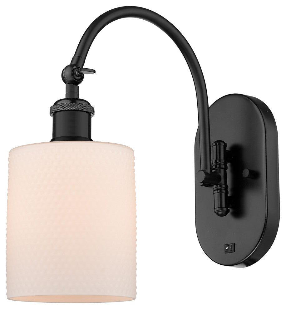 Innovations 518-1W-BK-G111-LED 1-Light Sconce, Matte Black