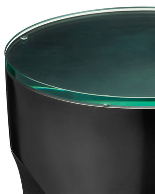 Lemy Black Drinks Table