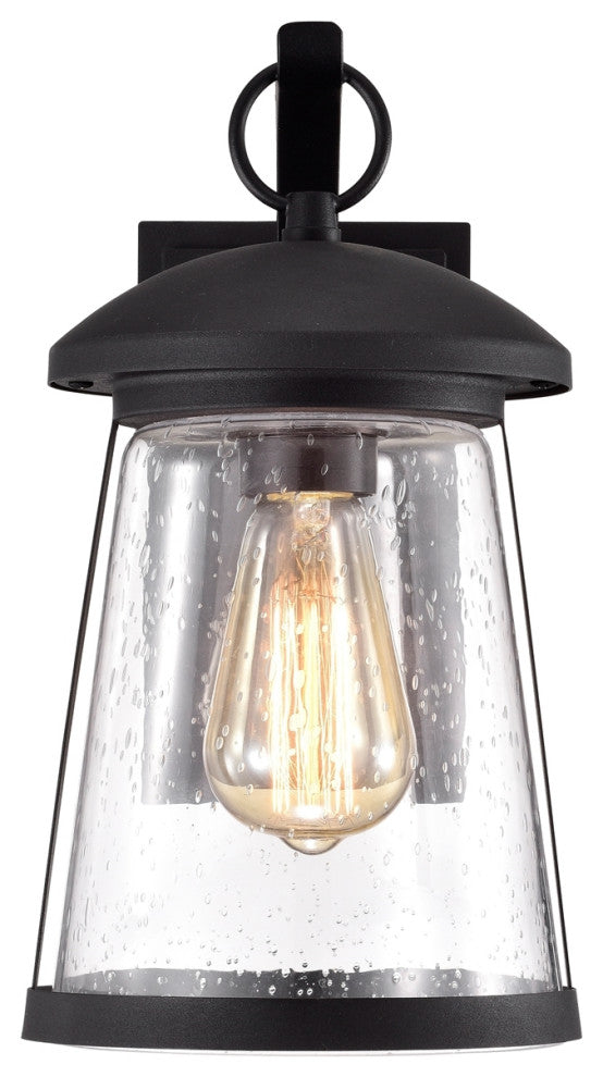CHLOE Lighting CH2S215BK12-OD1 FREYA Transitional Black Outdoor Wall Sconce