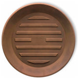 Universal Round Plant Saucer, Drip Tray, Inner Diameter 18" x Outer 23", Rust