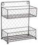 Double Wide 2 Row Chicken Wire Spice Rack