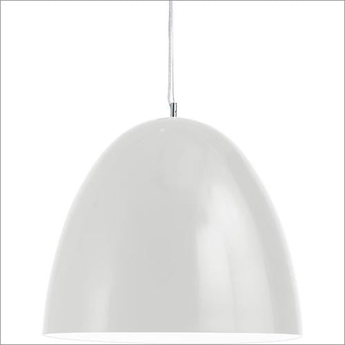 Dome Pendant Light, White, 23"x23"