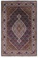 Wool and Silk Persian Tabriz Hand Knotted Rug 4' 1" X 6' 1" Q6024
