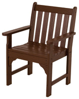 Polywood Vineyard Garden Arm Chair, Mahogany
