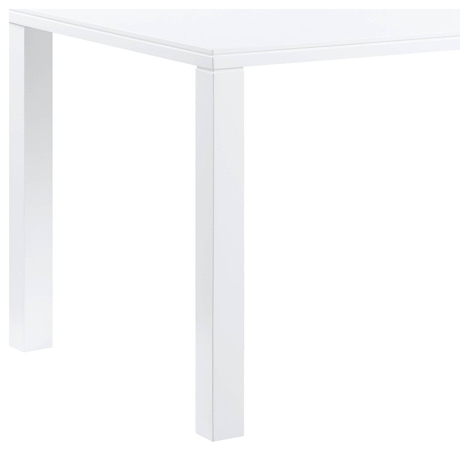 ACME Pagan Dining Table, White High Gloss Finish
