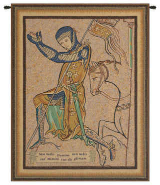 Croise Genoux, Wall Tapestry, 33"x27"