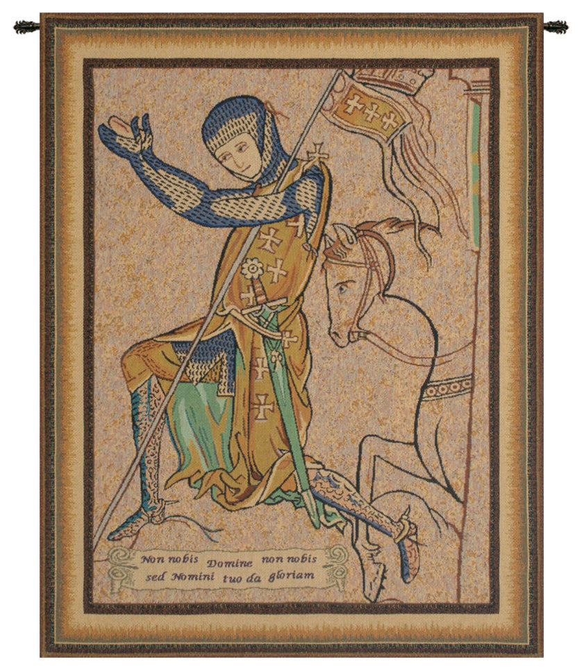 Croise Genoux, Wall Tapestry, 33"x27"