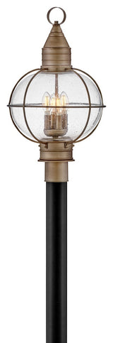 Cape Cod LED Post Top or Pier Mount Lantern, Burnished Bronze