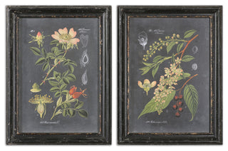 Midnight Botanicals Wall Art, 2-Piece Set