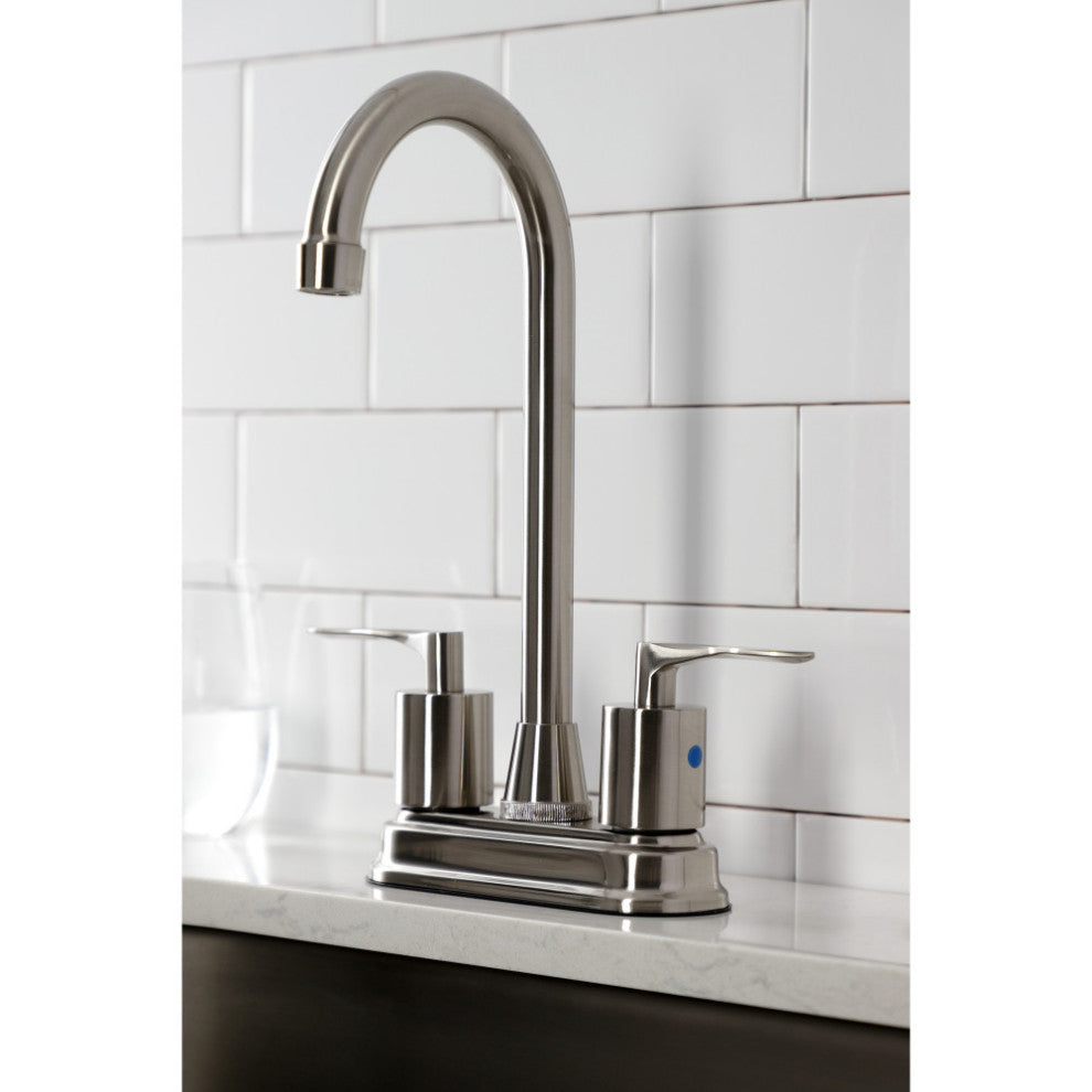 Kingston Brass KB8498SVL Bar Faucet, Brushed Nickel