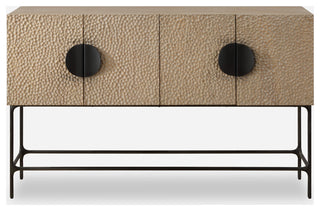 Uttermost - 24437 - Cabinet - Lunar - Solid Black Iron