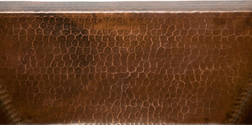 Premier Copper Products BS17DB 17" Large Square Copper Bar/Prep Sink