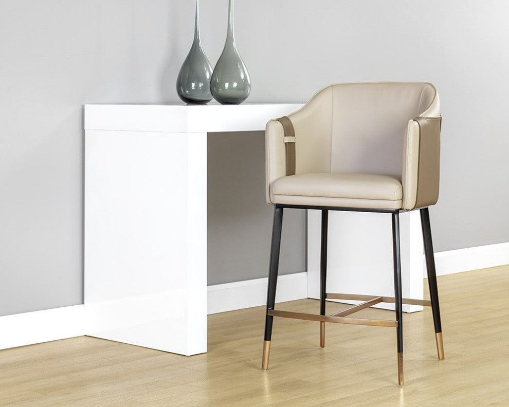 Carter Counter Stool, Napa Beige/Napa Tan