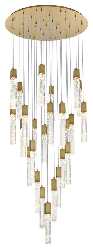 Home Living 42" Chandelier, Satin Gold