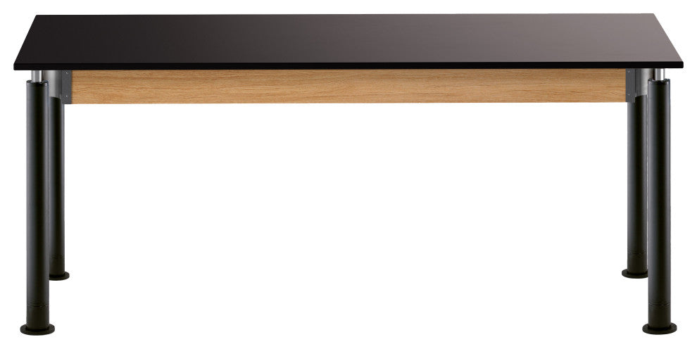 NPS Signature Science Lab Table, Black, 24 x 72, Phenolic Top